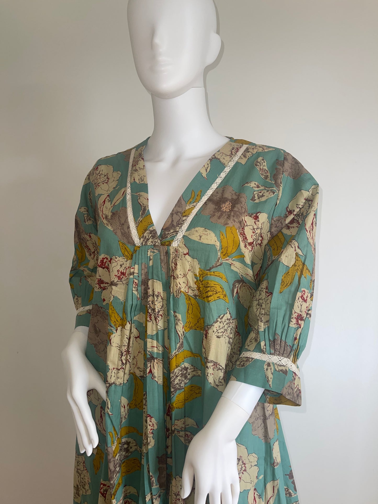 Printed Cotton Kurtha Set