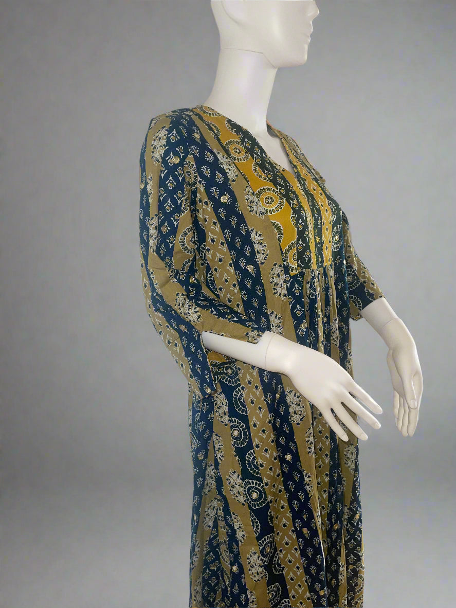 Printed Ajrak top