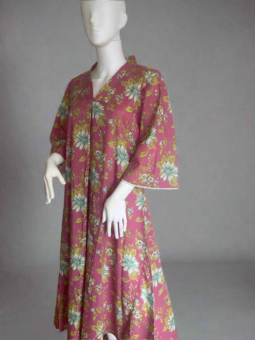 V neck kurtha co-ord set
